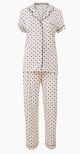 Marks & Spencer Cool Comfort™ Cotton Modal Star Pyjama Set Size 10