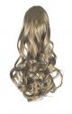 Love Hair Extensions Curly Crocodile Clip Synthetic Hair Ponytail - Medium Ash Brown (10)