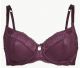 Marks & Spencer Sophia Lace Non-Padded Full Cup Bra Purple 34A