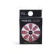 POINTED GLOSS 24 NAILS WITH ADHESIVE ROSE WOOD