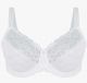  Marks & Spencer Jacquard & Lace Non-Padded Full Cup Bra WHITE 32DD
