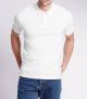 Marks & Spencer Pure Cotton Men's Polo T-Shirt White - XXL