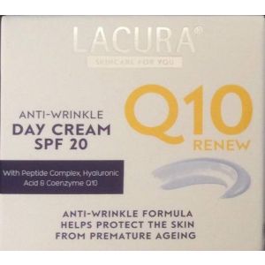 Lacura RENEW Q10 Anti Wrinkle Day Cream with SPF 20 